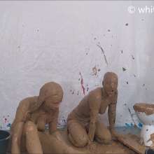 whiteroomberlin: A Video with Clay in an Unusual Container