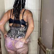 Wam Bagheera Studio: Bagheera and Taina (Topless) Take a Shower After a Big Mess