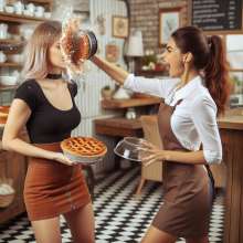 Sleazoid44: Be on your best behavior in a bakery