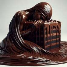 splathair2020: AI Women and Chocolate, kept it simple