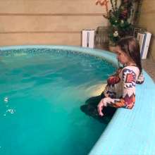 Wet Live Team: Completely Wet in Leggings at the Pool Wet Vs Dry