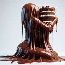 splathair2020: AI Women and Chocolate, kept it simple