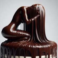 splathair2020: AI Women and Chocolate, kept it simple
