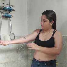 Ready2Wam Studio: Gaby Get Soaked Wet after First Mess Ever