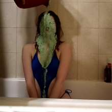 Slimed Models: Ginger Chunky Green Slimed with Oatmeal