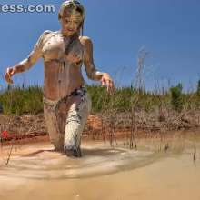 Jayce: Jayce Does It All in Her Fave Mess Ever!  Bottomless Clay!