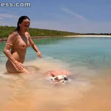 Jayce: Jayce Does It All in Her Fave Mess Ever!  Bottomless Clay!