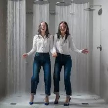 soakher: Jeans in the shower