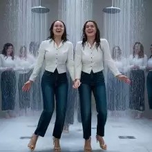 soakher: Jeans in the shower