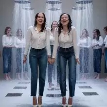 soakher: Jeans in the shower