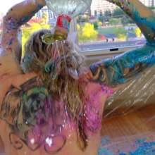 messyhot: Kelly Stark Aka Sober K Smashes a Cake with a View