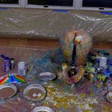 messyhot: Kelly Stark Aka Sober K Smashes a Cake with a View