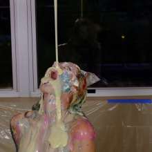messyhot: Kelly Stark Aka Sober K Smashes a Cake with a View