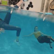WetlookFashion: Lexie and Mandi-Pool Shenanigans in Jeans Outfits