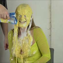RevSlymsford: Lottie Lalay Gets Pies, Yoghurt, Custard +, At TV Audition