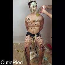 Cutiepied-production: Luce 3 : Tied and Humiliated with Banana and Choc Items