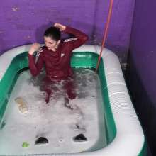DungeonMasterOne: Maude's Red Tracksuit Dungeon Bath