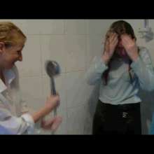 RevSlymsford: Messy Jessie and Cherry Have A Water Fight