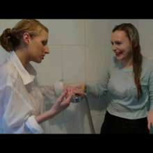 RevSlymsford: Messy Jessie and Cherry Have A Water Fight