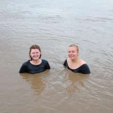 DungeonMasterOne: Miss Abigail and Fidelity Take a Disco Pants Mud Bath