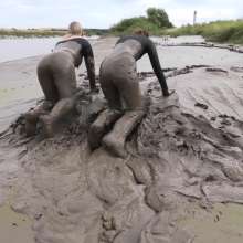 DungeonMasterOne: Miss Abigail and Fidelity Take a Disco Pants Mud Bath
