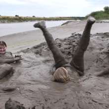 DungeonMasterOne: Miss Abigail and Fidelity Take a Disco Pants Mud Bath