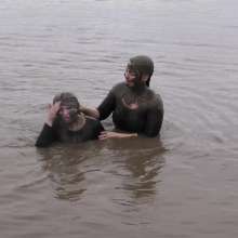 DungeonMasterOne: Miss Abigail and Fidelity Take a Disco Pants Mud Bath
