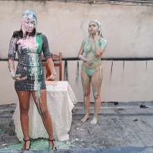 RevSlymsford: Norma and Clara Covered In Pies, Slime and Honey
