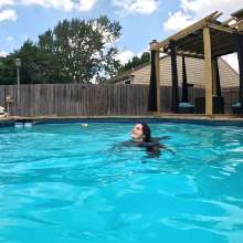 WetlookFashion: Petra Swims in a Velvet Jumpsuit