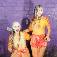 DungeonMasterOne: Red Shiny Shorts Mayhem with Honeysuckle and Maude!