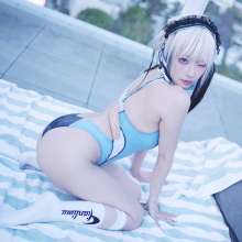 RSSRuinStreetStyle: Kawaii Sporty Girl Fully Soaked In Mint Ice Goo w Tracksuit and Swimsuit