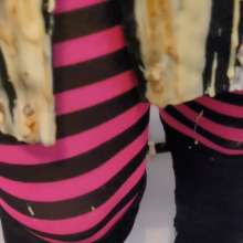Patsy Pastry: Patsys boots and tights messed with salad cream