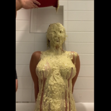 Slimed Models: Sydney's First Naked Gross Sliming, Aka My Favorite Slime Ever