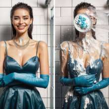 Sleazoid44: Surprised in the Shower with Pies