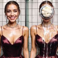 Sleazoid44: Surprised in the Shower with Pies