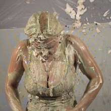 Anglefan: Katie loved getting messy
