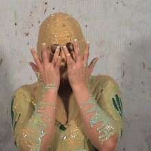 Anglefan: Katie loved getting messy