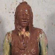 Anglefan: Katie loved getting messy