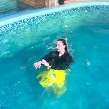 Wet Live Team: Swimming in the Pool, Completely Soaking Things