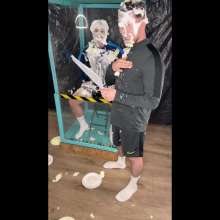 TedTheMenace: Teds Messy Gymwear Quiz PART1