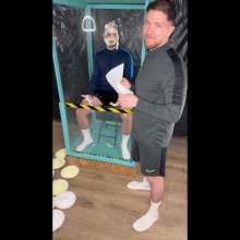 TedTheMenace: Teds Messy Gymwear Quiz PART1