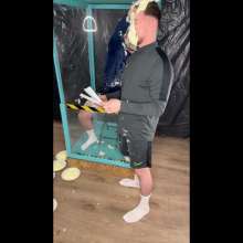 TedTheMenace: Teds Messy Gymwear Quiz PART1