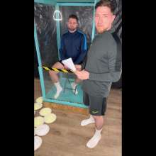 TedTheMenace: Teds Messy Gymwear Quiz PART1