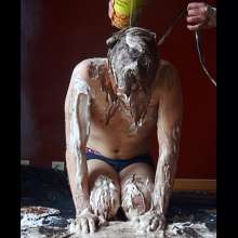 Cutiepied-production: Tony 1 : Slave Gets Head Dunking