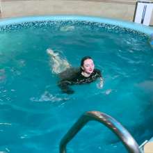 Wet Live Team: Wet and Dry Clothes Made Me Happy--I'm in the Pool