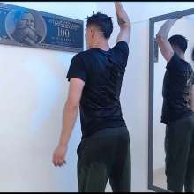 WETColours: Andy SuperWet with T-shirt and Pants with Final Striptease