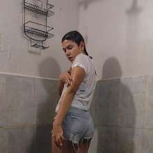 Ready2Wam Studio: Angelica Goes Wet After A Wet Card Draw Game