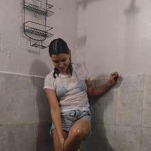 Ready2Wam Studio: Angelica Goes Wet After A Wet Card Draw Game