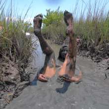 Messy Temptress: Cleanup On Aisle Mud!  (BTS)