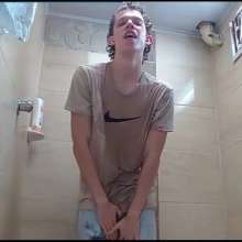 WETColours: Dario in His First Shower with T-shirt and Jeans